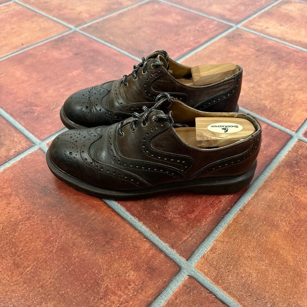 Vintage 1990’s Dr Martens Leather Brogues Size US Mens 9